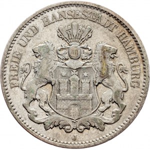 Germany, 2 Mark 1896, J