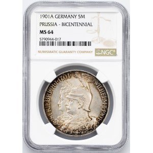 Germany, 5 Mark 1901, A