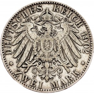 Germany, 2 Mark 1902, J