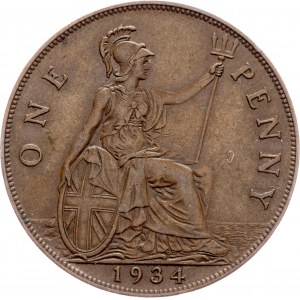 Great Britain, 1 Penny 1934, London