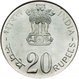 India, 20 Rupees 1973, Mumbai