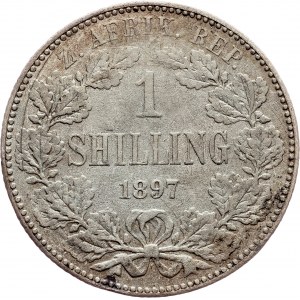 South Africa, 1 Shilling 1897, Pretoria