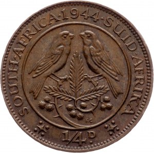 South Africa, 1/4 Penny 1944, Pretoria