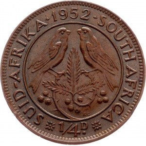 South Africa, 1/4 Penny 1952, Pretoria