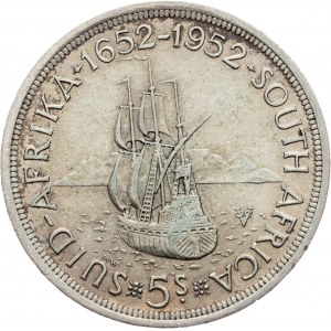 South Africa, 5 Shillings 1952