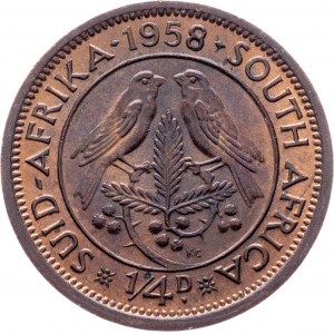 South Africa, 1/4 Penny 1958, Pretoria