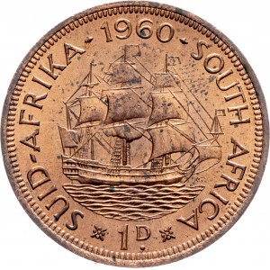 South Africa, 1 Penny 1960, Pretoria