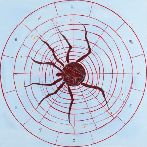 Agnieszka Brzeżańska (ur. 1972, Gdańsk), Louise Bourgeois z cyklu Kosmogramy, 2022