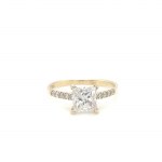 BAGUE EN OR 1,51 GR AVEC DIAMANTS - DH-R342