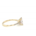 BAGUE EN OR 1,51 GR AVEC DIAMANTS - DH-R342
