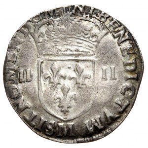 Henryk III Walezy, 1/4 ecu 1587, M, Tuluza