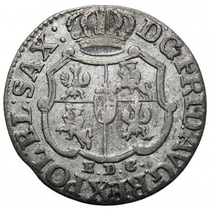 August III, 1/24 thaler 1763 EDC, Leipzig