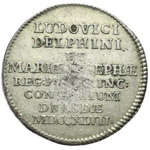 August III, dwugrosz zaślubinowy, 1747, Drezno
