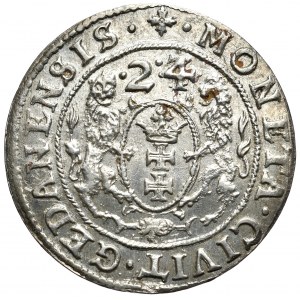 Zygmunt III Waza, ort 1624/3, Gdańsk, PRV∙