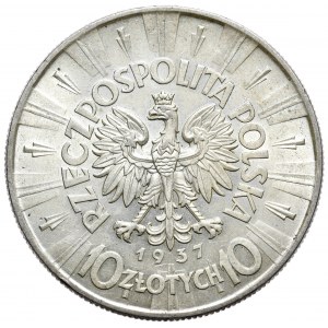 II Rzeczpospolita, 10 złotych 1937 Piłsudski