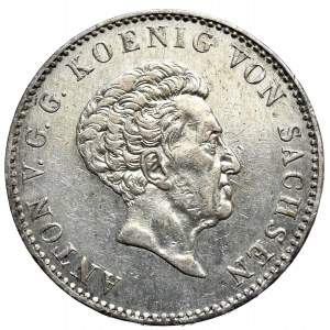 Germany, Saxony, Anton, thaler 1831