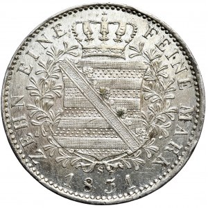 Germany, Saxony, Anton, thaler 1831