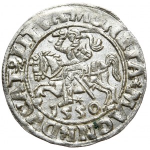 Zygmunt II August, Półgrosz 1550, Wilno - LI/LITVA