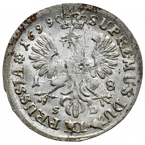 Prusy, Fryderyk III, ort 1699 SD