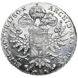 Austria, Maria Teresa, talar 1780r., nowe bicie