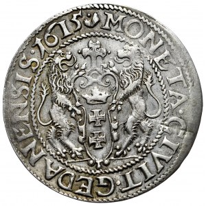 Zygmunt III Waza, ort 1615, Gdańsk, rzadszy wariant