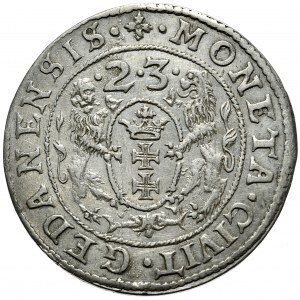 Zygmunt III Waza, ort 1623, Gdańsk, na awersie PEX zamiast REX