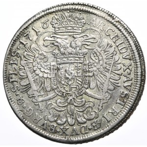Śląsk, Karol VI, talar 1716, Wrocław