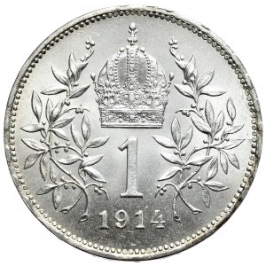 Austria, 1 korona 1914, Wiedeń