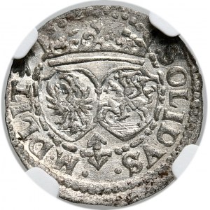 Zygmunt III Waza, szeląg 1617, Wilno, skrócona data