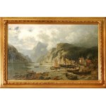 Themistokles von ECKENBRECHER [1842-1921] Norwegischer Fjord, 1888.