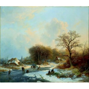 warsztat Barenda Cornelisa KOEKKOEKA [1803-1862], Pejzaż, 1859 r.