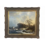 warsztat Barenda Cornelisa KOEKKOEKA [1803-1862], Pejzaż, 1859 r.