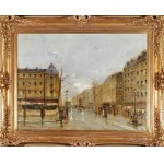 Eugène GALIEN-LALOUE (1854-1941), Veduta di una strada parigina