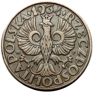 5 groszy 1934, RZADKIE