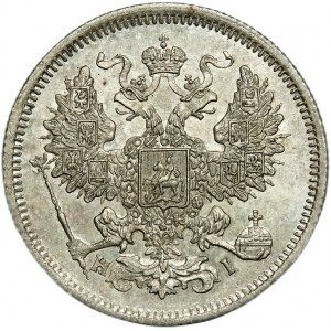 Rosja, Aleksander II, 20 kopiejek 1867 СПБ-НI, Petersburg