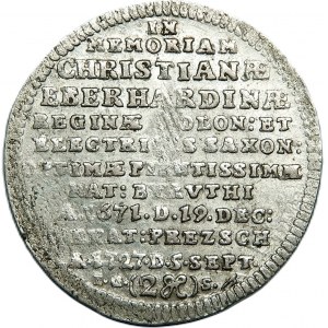 August II Mocny, Dwugrosz pamiątkowy 1727 - Cyprys, Lipsk