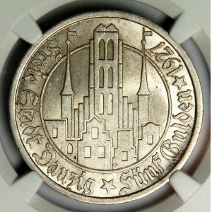 Wolne Miasto Gdańsk, 5 guldenów 1927, Berlin
