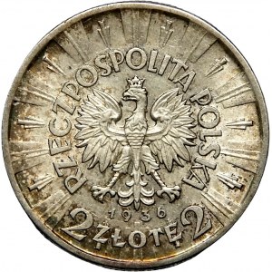 2 złote 1936, Piłsudski, RZADKI
