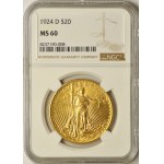 USA, 20 dolarów 1924 D, St. Gaudens, Denver