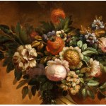 Still life of flowers in a vase