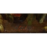 Still life of flowers in a vase