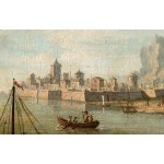 Coastal capriccio with architecture and figures
