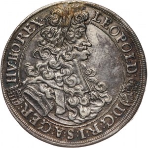 Austria, Leopold I, 1/2 talara 1703 KB, Kremnica