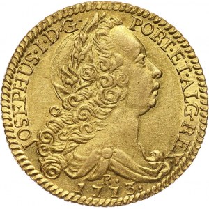 Brazil, José I, Peça (6400 reis) 1773 R, Rio de Janeiro