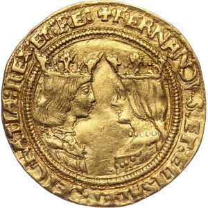 Spain, Ferdinand V and Isabel I, 2 Excelentes ND (1476-1516) T, Toledo