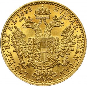 Austria, Franz Joseph I, Ducat 1893, Vienna