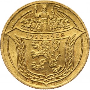 Czechoslovakia, 2 Ducats (medal) 1928, Kremnitz