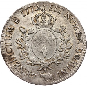 Francja, Ludwik XV, Écu de Baern, 1772, Pau