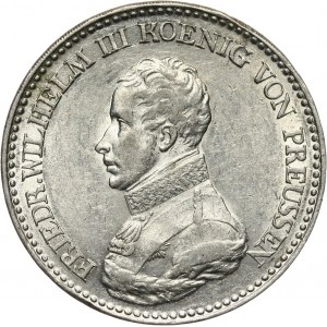 Germany, Prussia, Friedrich Wilhelm III, Taler 1818 D, Düsseldorf