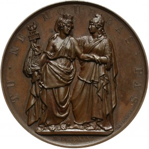 XIX wiek, medal z 1831 roku, L' Heroique Pologne (Bohaterskiej Polsce)